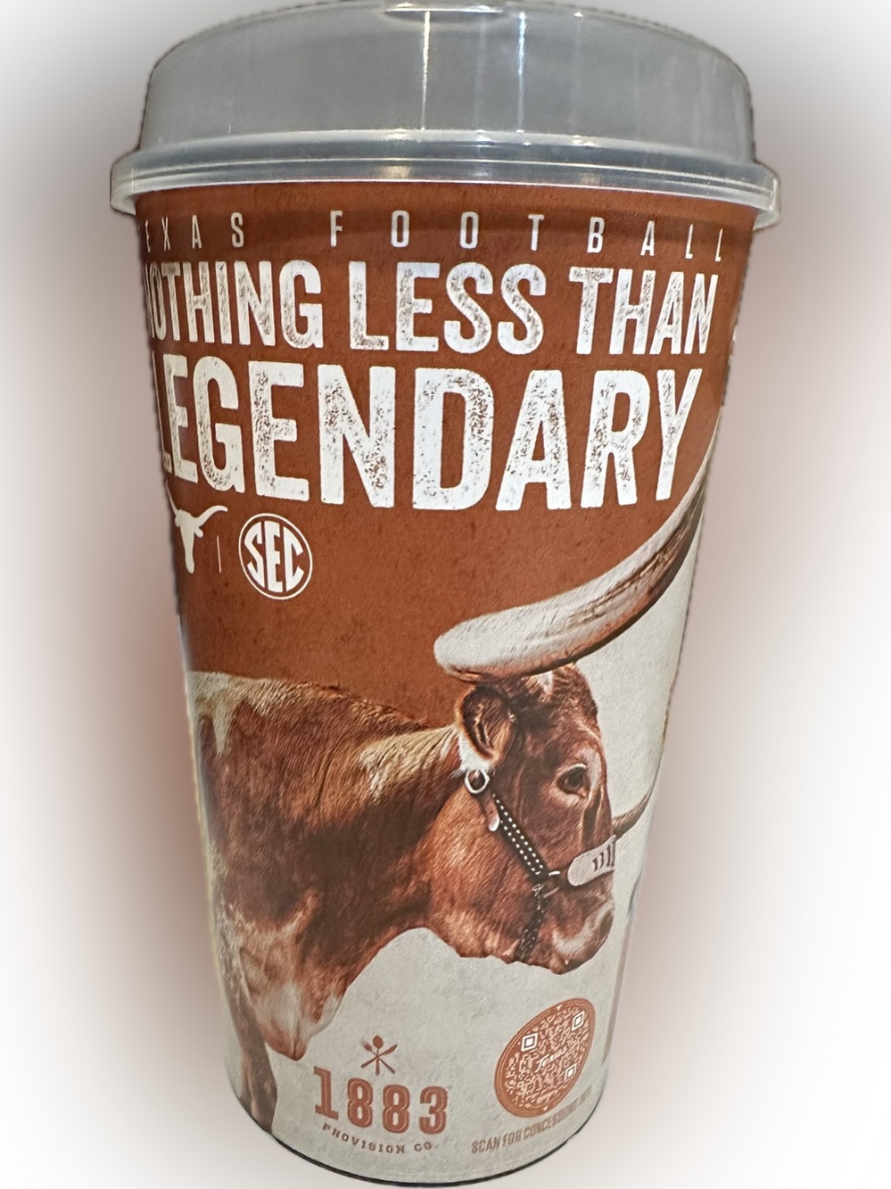 2026 TEXAS LONGHORN FOOTBALL GAME CUP BEVO XV HOOK EM HORNS COLLECTIBLE 32 oz